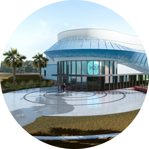 exterior of the JEA H2.0 facility